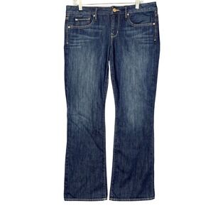 Gap 1969 Bootcut Jeans Womens 12r 31 Blue Curvy Medium Wash Denim Stretch